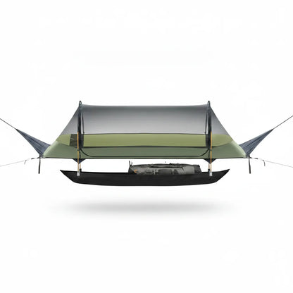 Hamac Tente Suspendu Vert - Bivouac Confortable