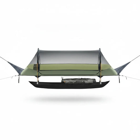 Hamac Tente Suspendu Vert - Bivouac Confortable