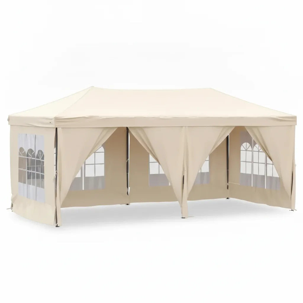 Tente de réception pliable 3x6m élégante et résistante