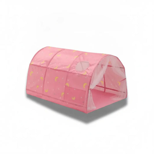 Tente Tunnel Enfant Pop-Up Etoiles et Lune