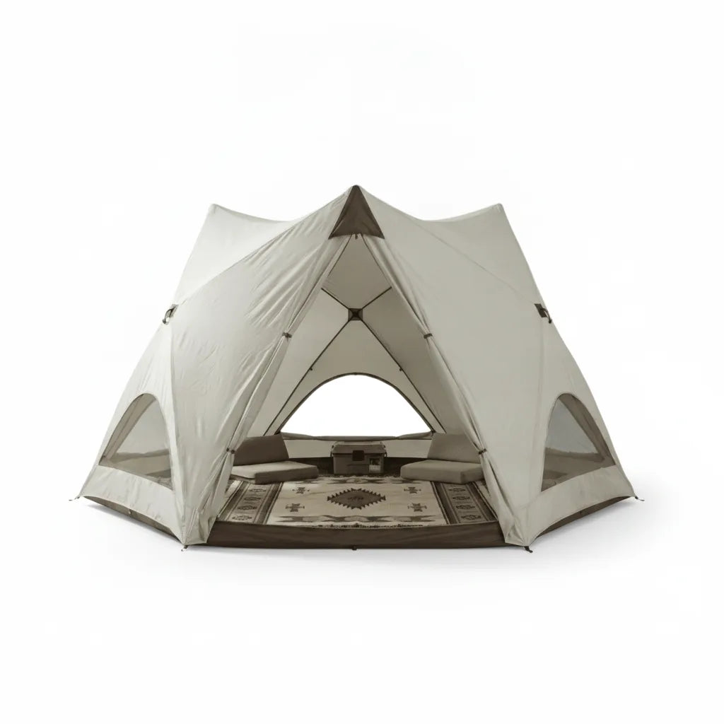 Tente de Plage Familiale XXL - Abri Solaire Automatique