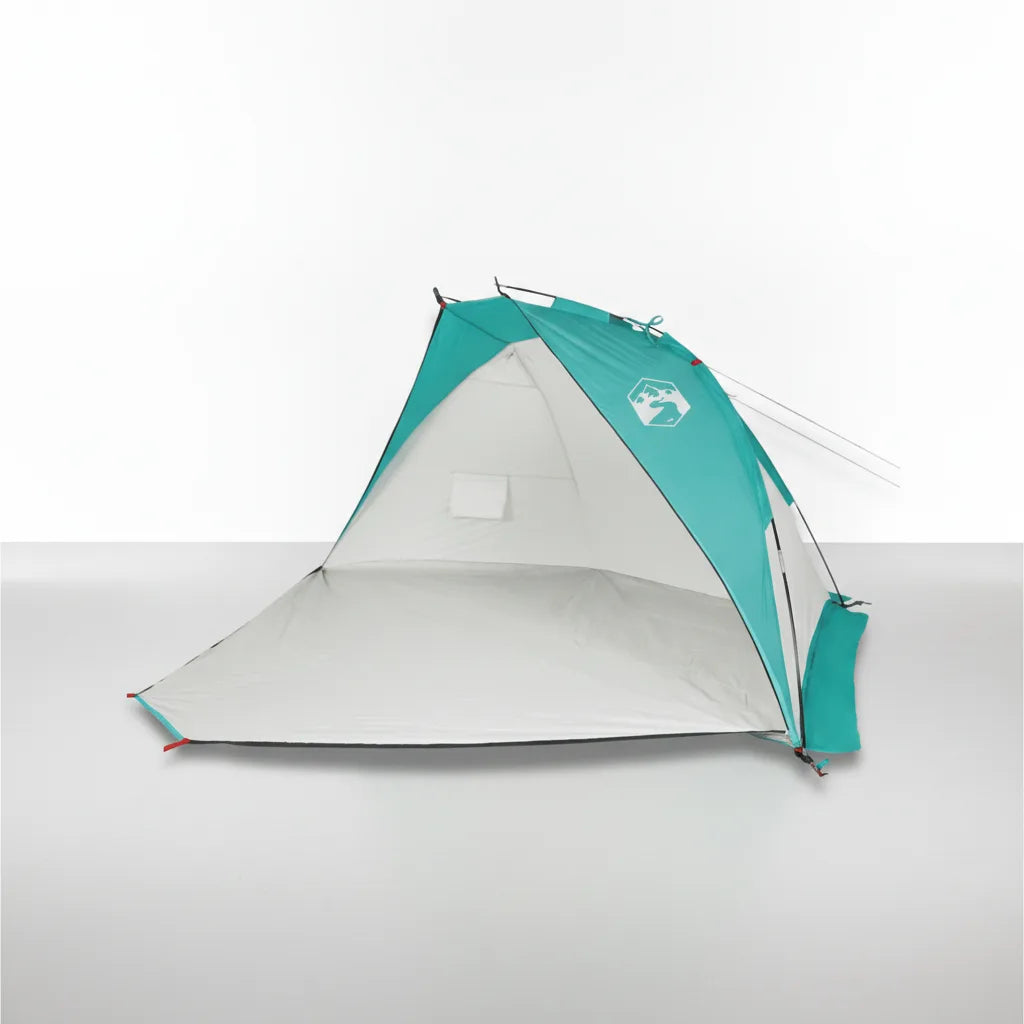 Tente de Plage Pop-Up 2 Personnes Vert d'Eau