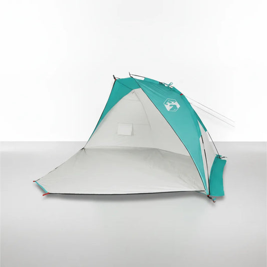 Tente de Plage Pop-Up 2 Personnes Vert d'Eau