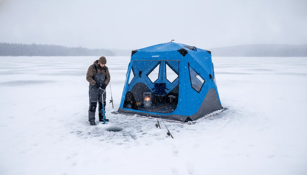 Tente de Pêche sur Glace 4 Saisons Grand Froid