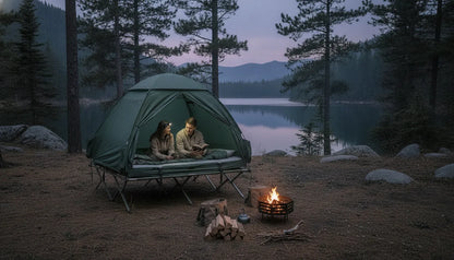 Tente Lit de Camp 2P : Confort Surélevé et Protection Totale