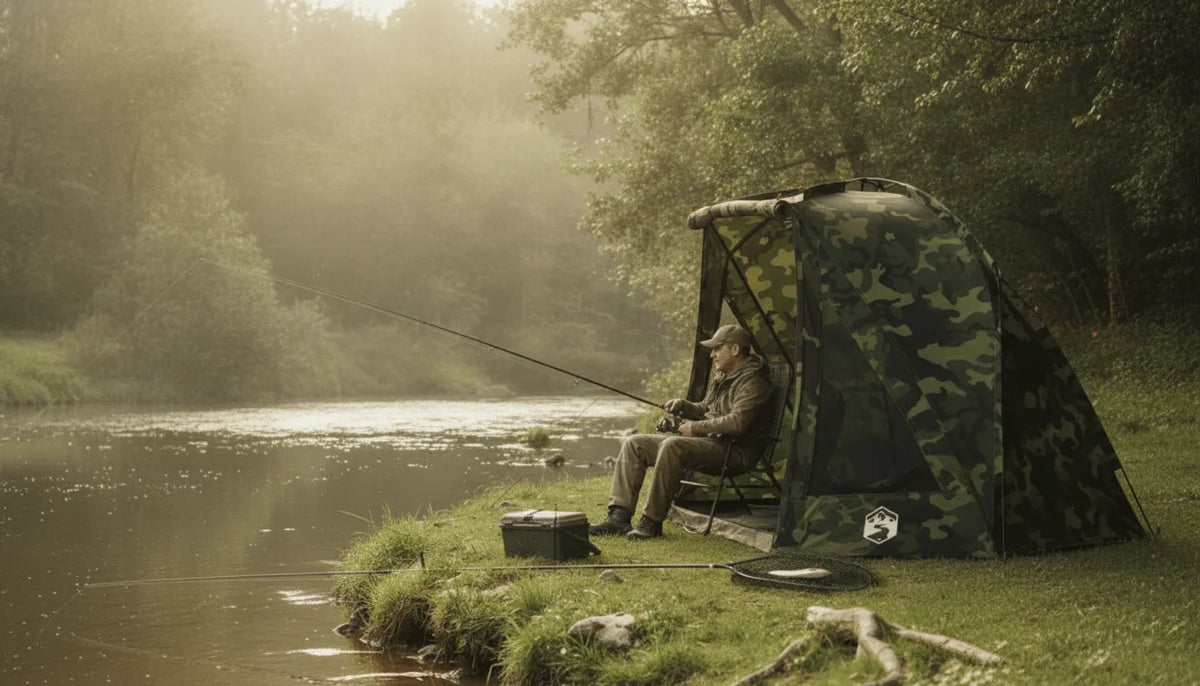 Tente de Pêche Camouflage Imperméable