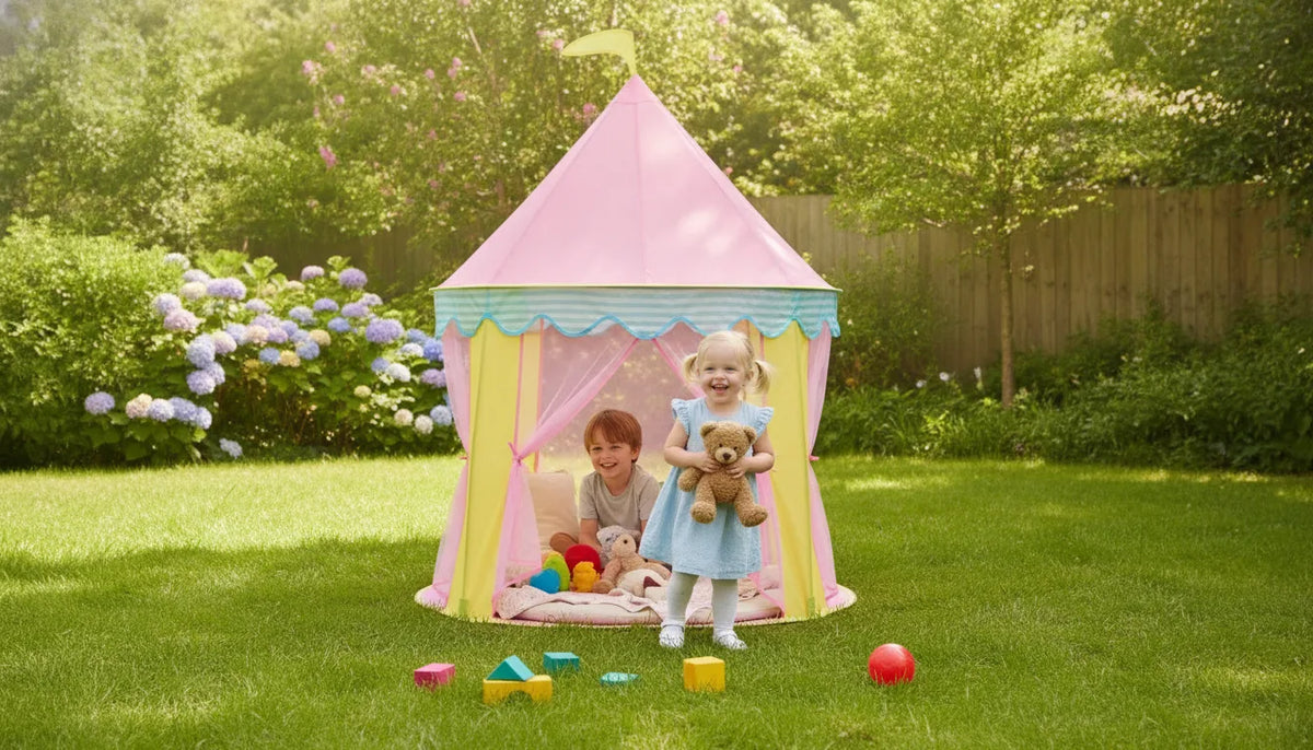 Tente Château Rose Pop Up Enfant