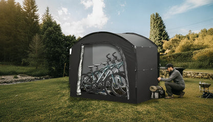 Tente Vélo 4 Places : Abri Camping & Rangement Extérieur
