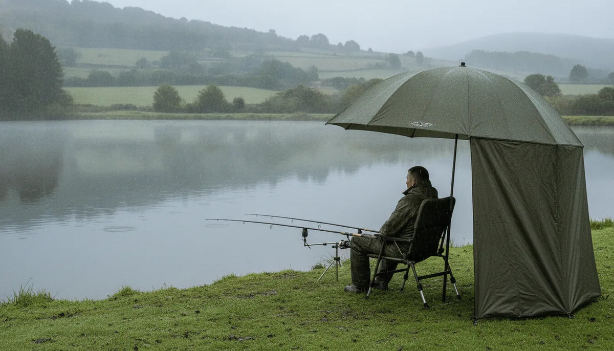 Parapluie Tente de Pêche 114cm - Abri Confortable