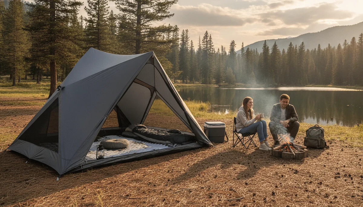 Tente Canadienne 4 Places Fresh & Black
