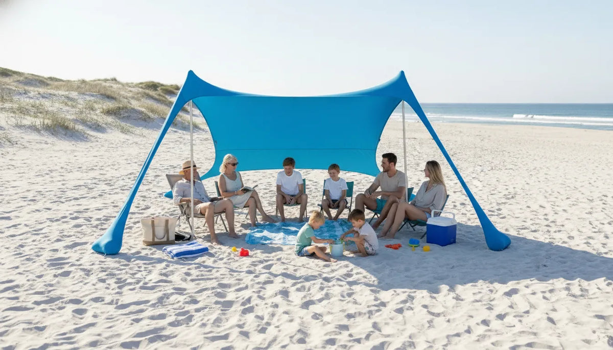 Tente de Plage XXL Anti-UV 8 Personnes