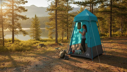 Tente de Douche Toilette Vestiaire Multifonction Camping