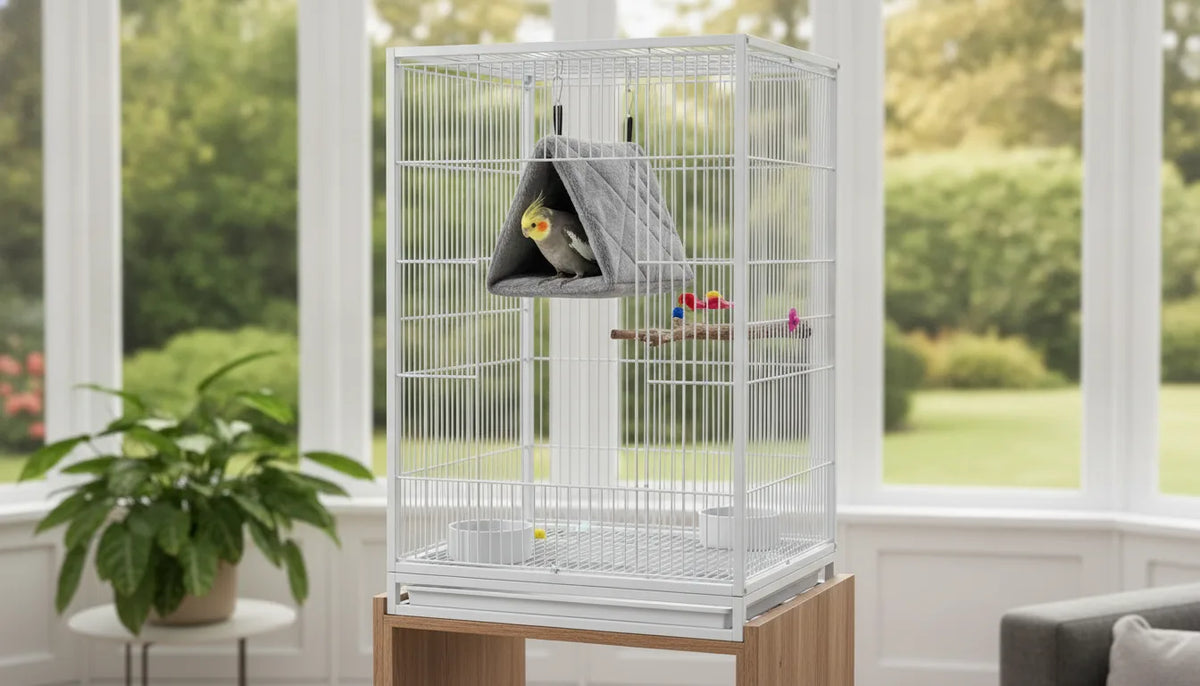 Tente Douillette pour Oiseau - Sécurité & Confort
