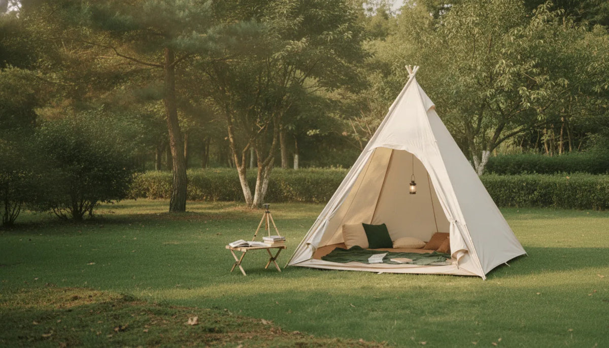 Tente Tipi Beige Naturelle 2 Personnes
