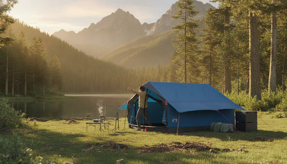 Tente Camping 2 Places Imperméable & Ventilée