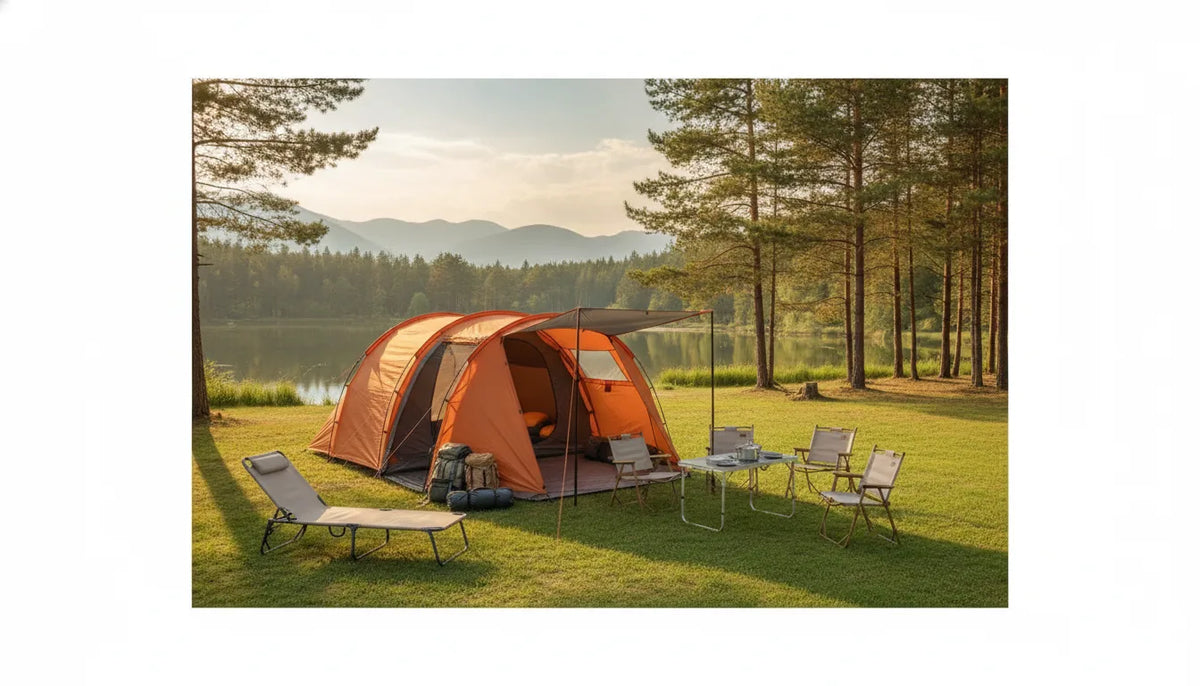 Tente Camping 4 Places : Montage Rapide & Confort