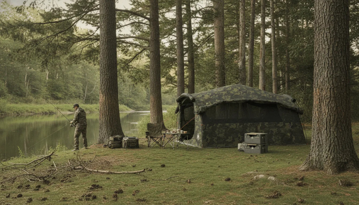Tente Camouflage 6 Places - Aventure & Camping Familial