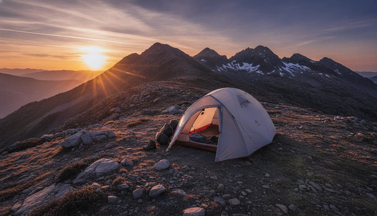 Tente Trekking 3 Places Ultra-Légère 4 Saisons