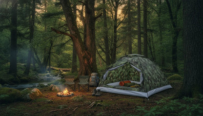 Tente Camouflage 2 Places - Abri Nature & Camping
