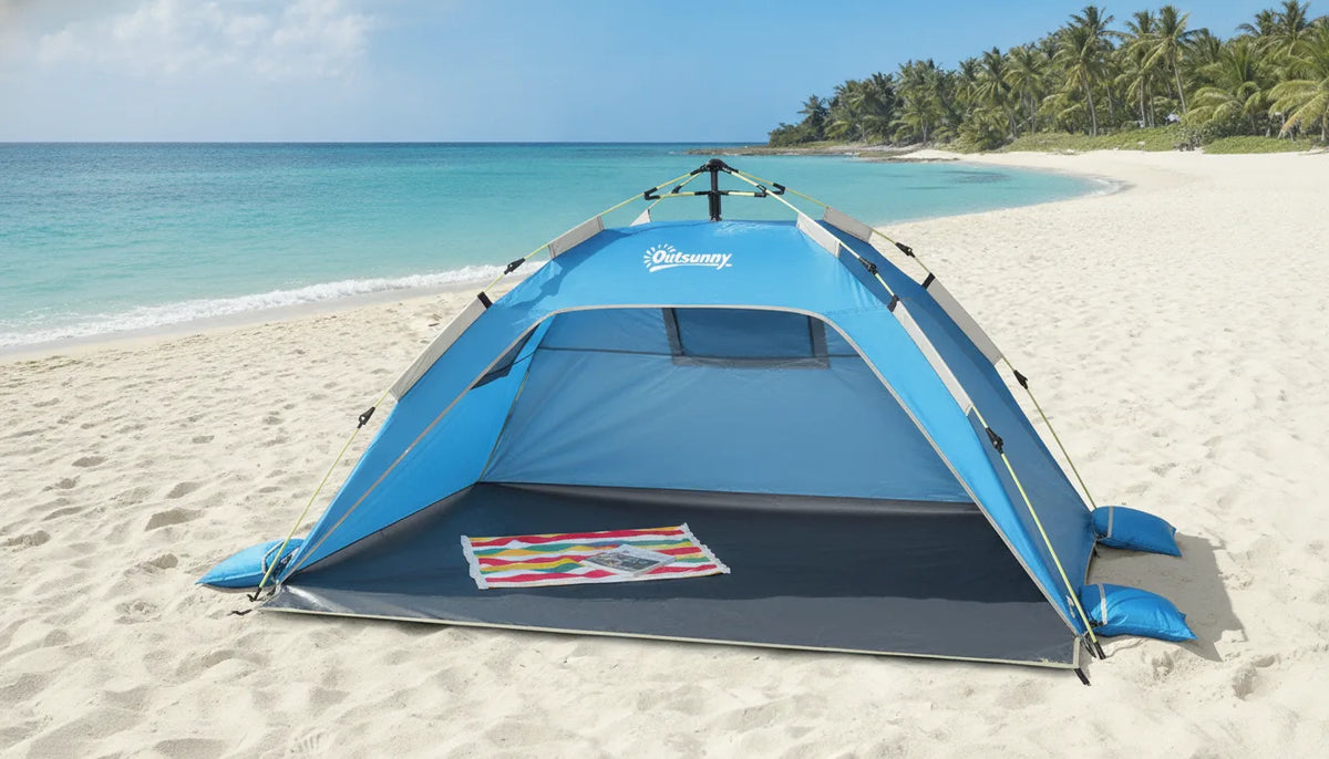 Tente de plage automatique 2 personnes pop-up