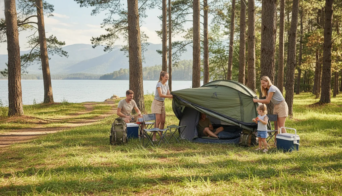 Tente 4 Places 2 Secondes : Camping Familial Instantané