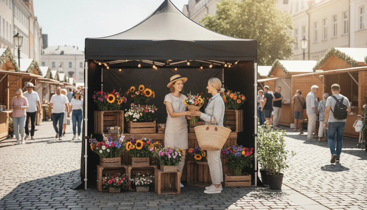 Tente Pliante Pro 3x3m - Marché & Événements