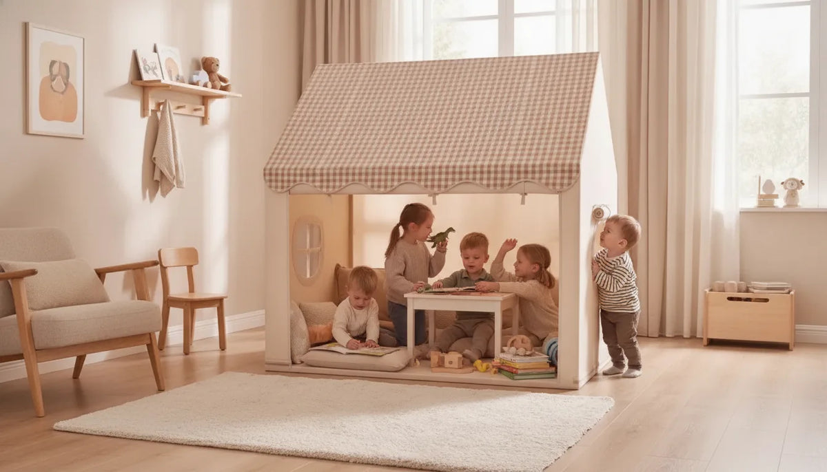 Cabane Enfant Intérieur Spacieuse & Sécurisée