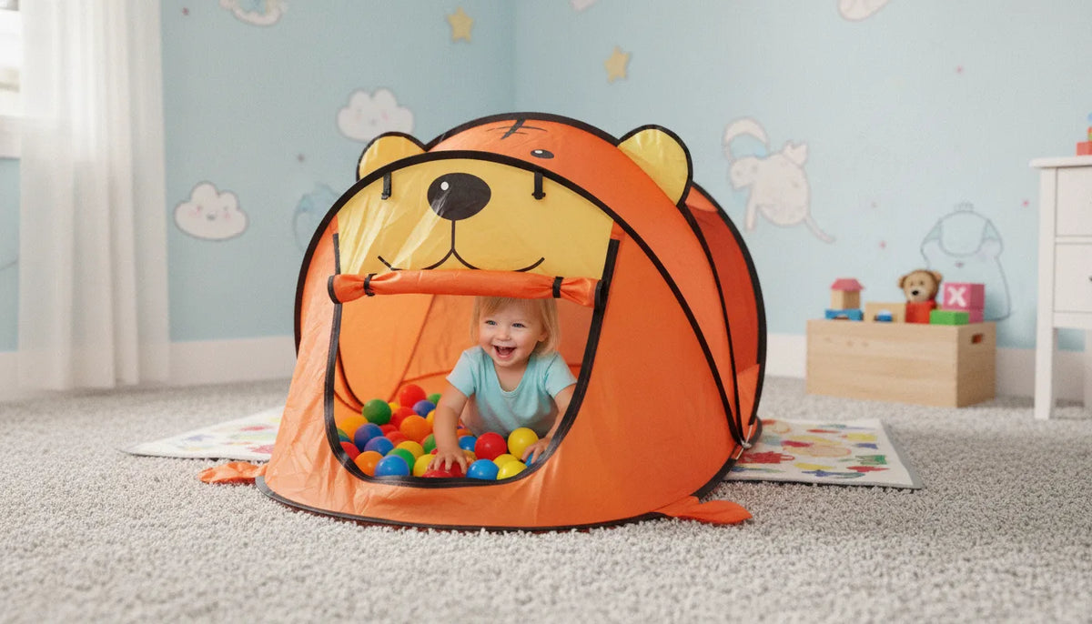 Tente Pop Up Enfant : Aire de Jeu & Cabane Magique