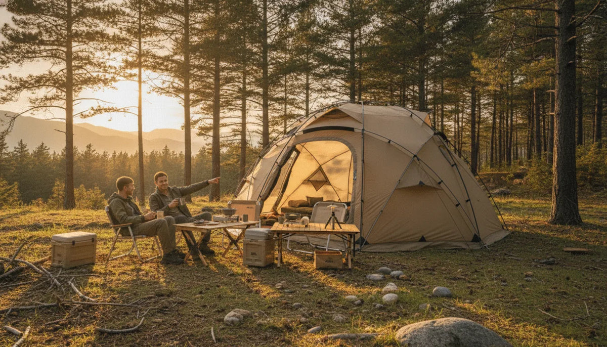 Tente Camping 6 Personnes Dôme 4 Saisons