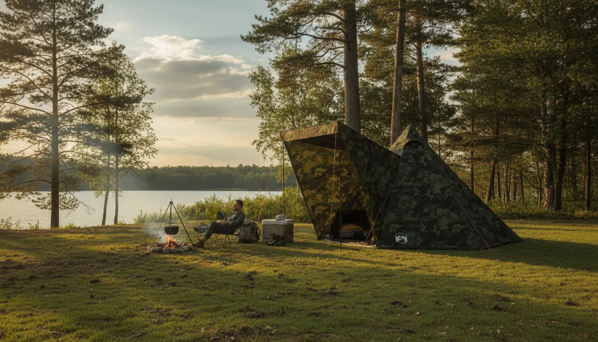 Tente Tipi Militaire 6 Personnes Imperméable