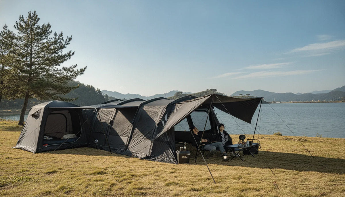 Tente Familiale Mobi Garden Fresh & Black 5-8 Personnes