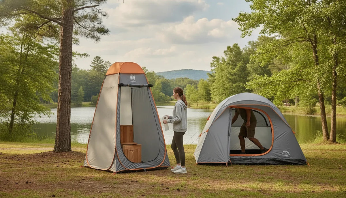 Tente Toilette Pop-Up 2 Secondes Intimité Camping