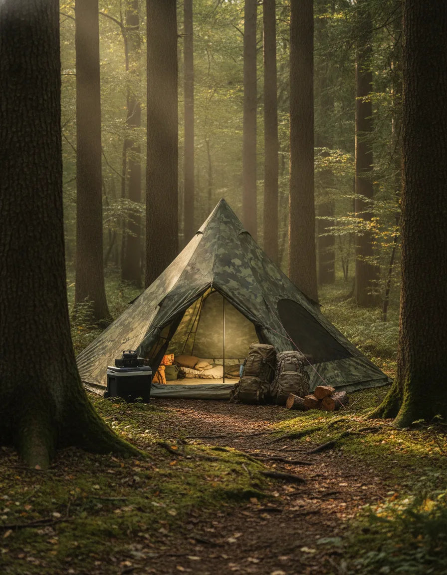 Tente Tipi Militaire 6 Personnes Imperméable
