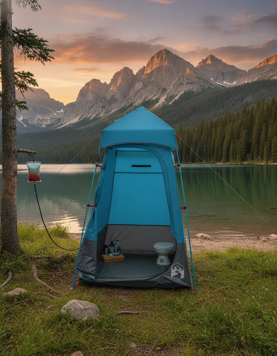Tente de Douche Toilette Vestiaire Multifonction Camping