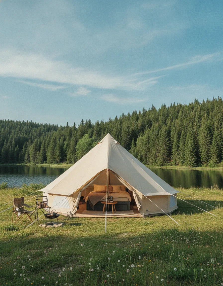 Tente Coton Familiale 5-8 Personnes - Confort & Aventure