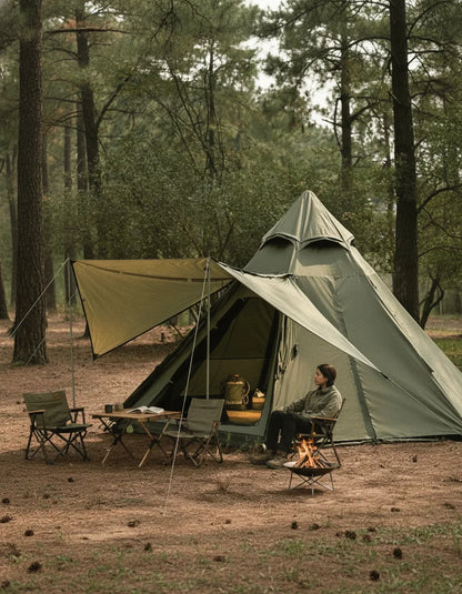 Tente Tipi 4 Places Spacieuse et Imperméable