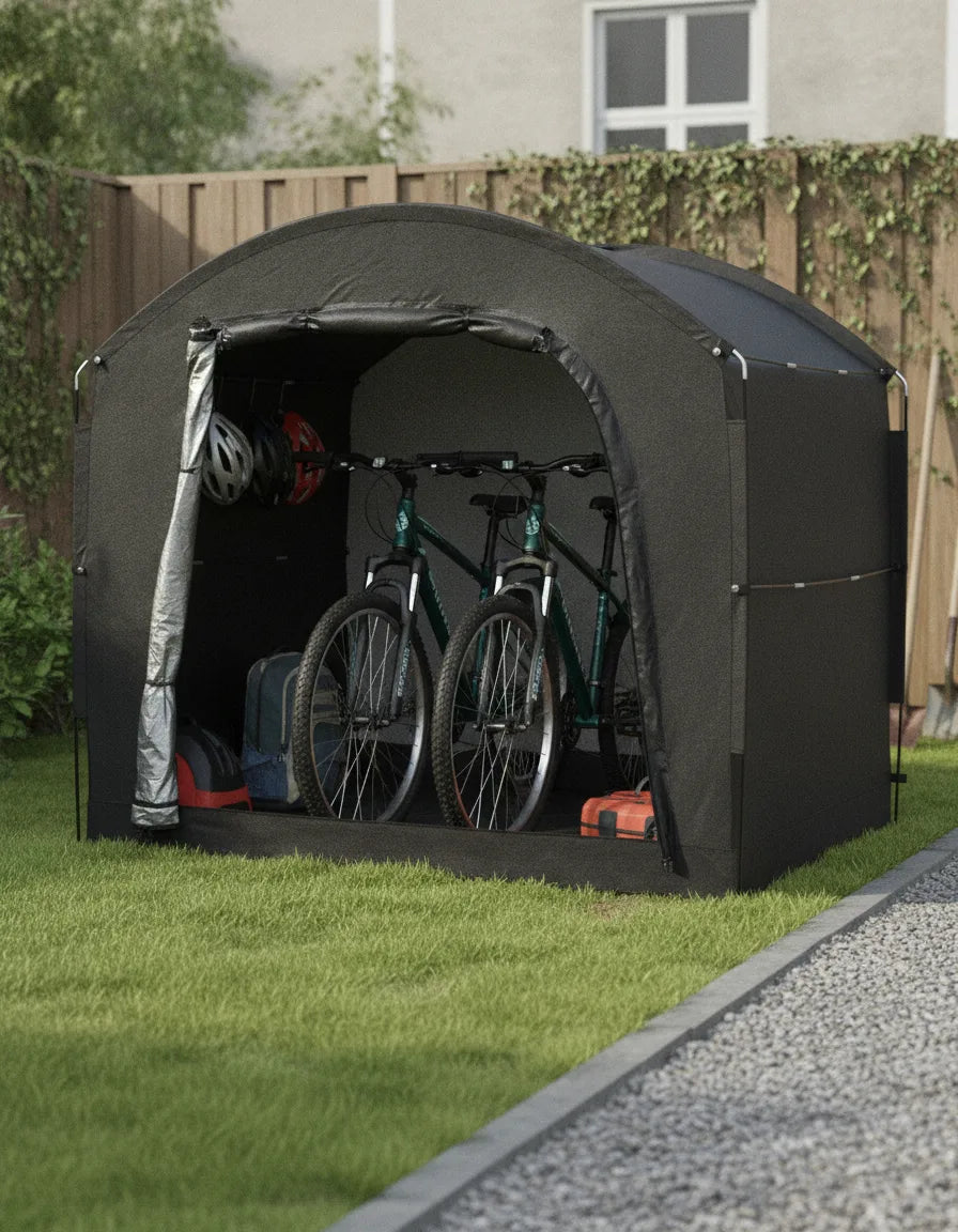 Tente Vélo 4 Places : Abri Camping & Rangement Extérieur