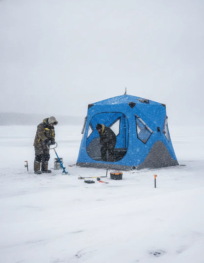 Tente de Pêche sur Glace 4 Saisons Grand Froid