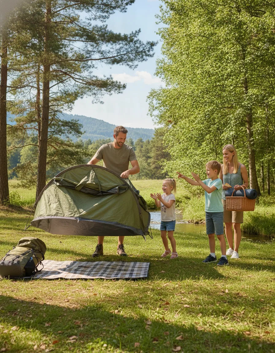Tente 4 Places 2 Secondes : Camping Familial Instantané