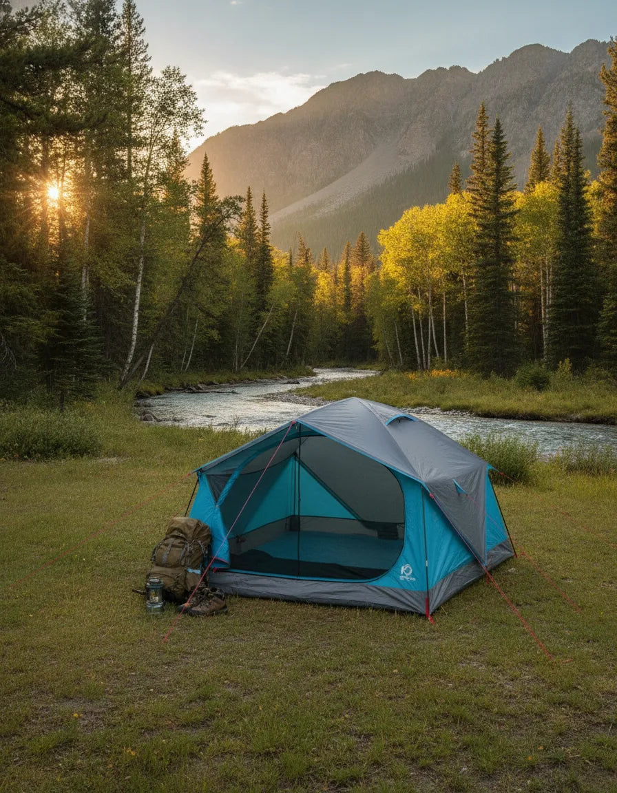 Tente Camping 2 Places Imperméable & Ventilée