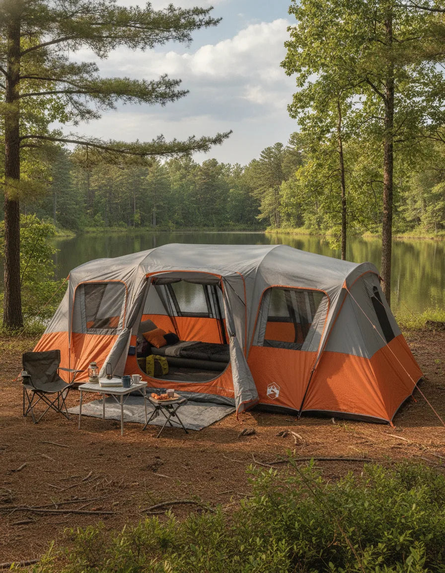 Tente Familiale Géante 10 Places - Camping & Aventures