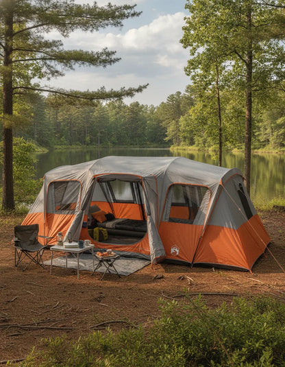 Tente Familiale Géante 10 Places - Camping & Aventures