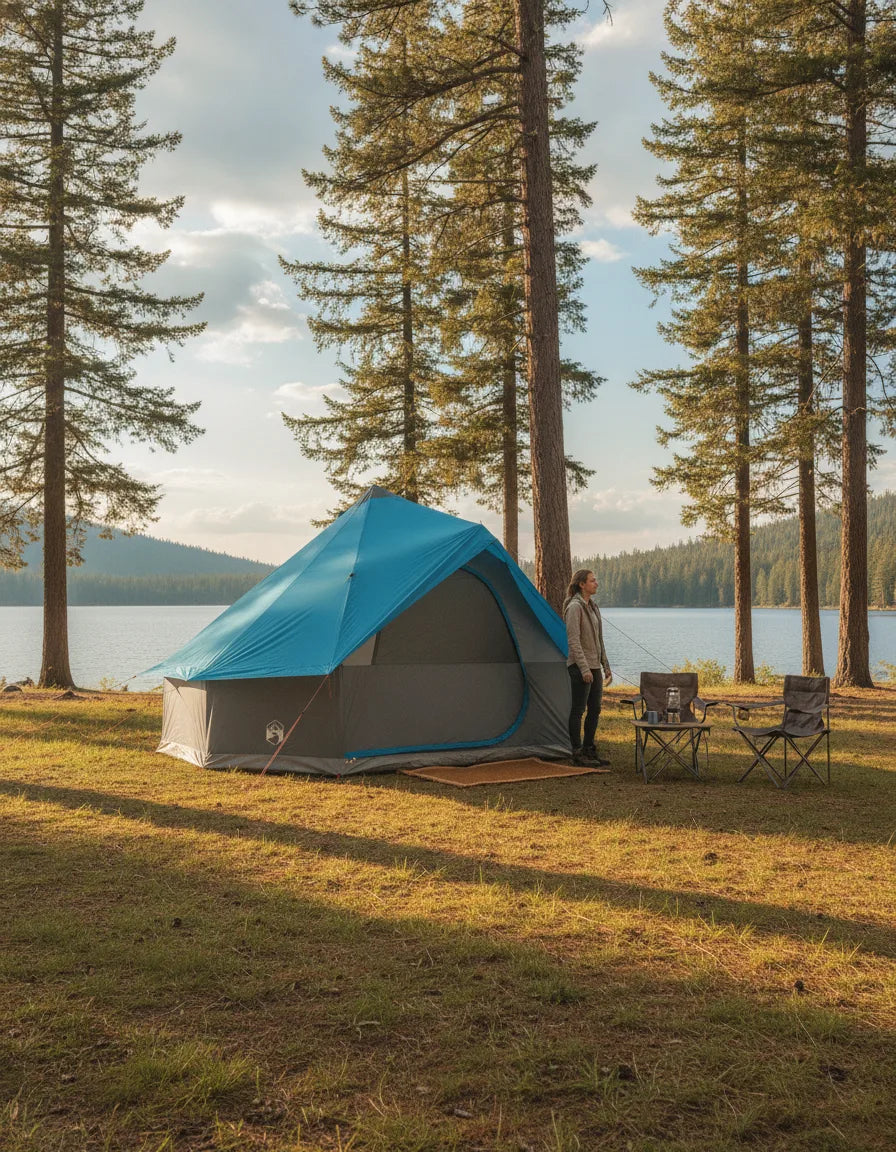Tente Tipi Camping 6 Personnes Imperméable