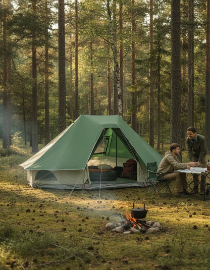 Tente Tipi Familiale 5 Personnes Confortable