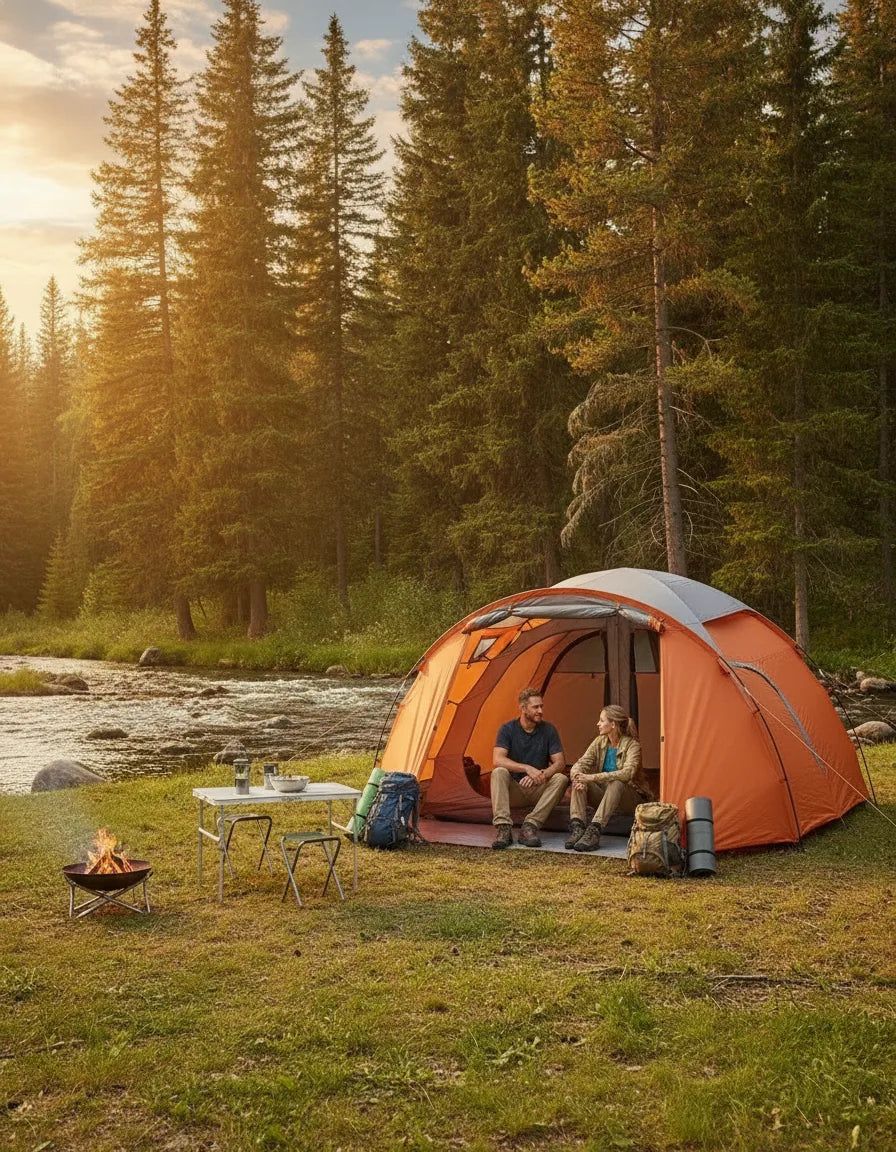 Tente Camping 4 Places : Montage Rapide & Confort
