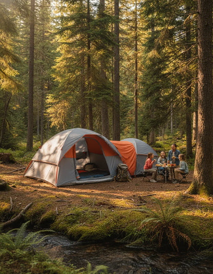 Tente 4 Places 2 Chambres - Intimité & Confort Camping