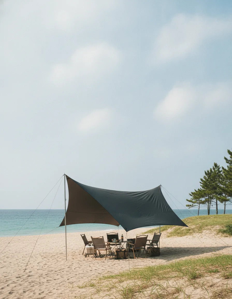 Tente Camping 10 Personnes 14m² Oxford 150D Anti-UV