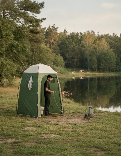 Tente de Toilette Camping Nomade - Intimité & Confort Extérieur