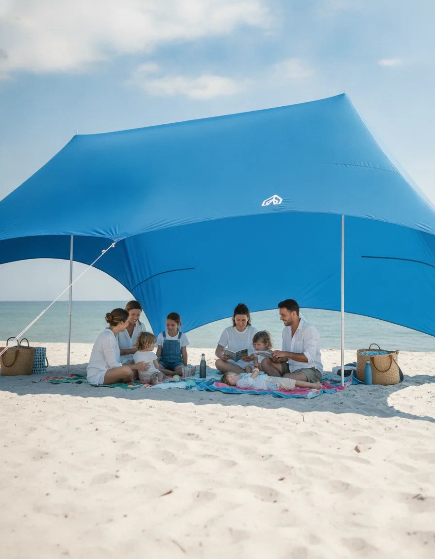 Tente de Plage XXL Anti-UV 8 Personnes