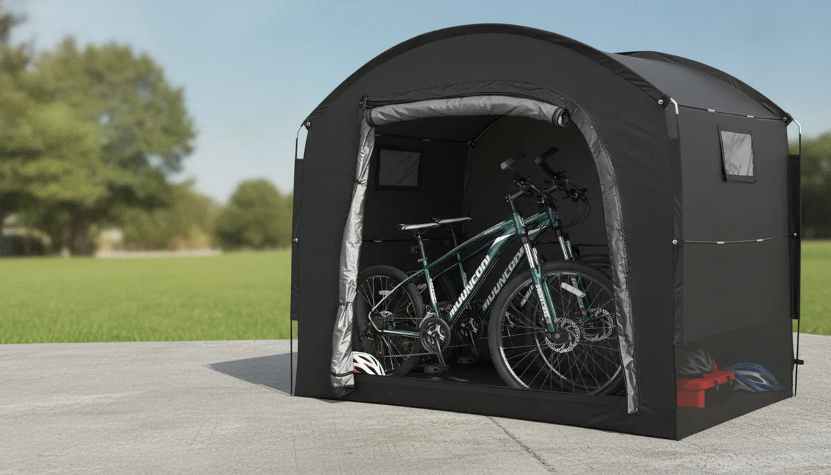 Tente Vélo 4 Places : Abri Camping & Rangement Extérieur